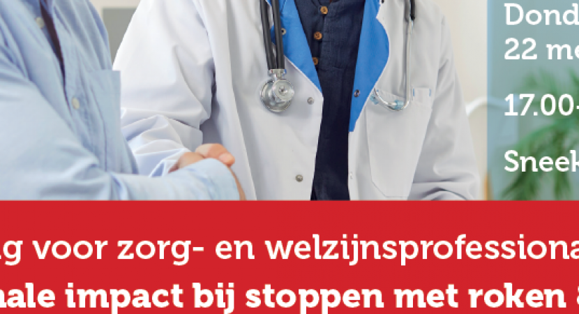 Training voor zorg- en welzijnsprofessionals "Maximale impact bij stoppen met roken & vapen"